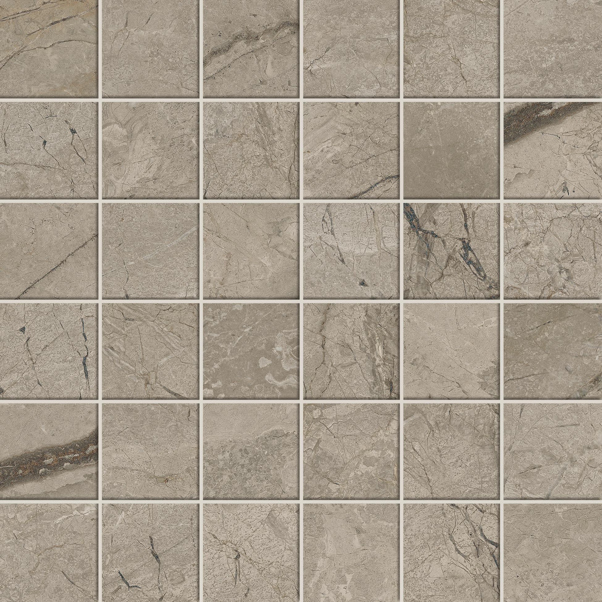 610110001070 Forte dei Marmi Mystic Grey Mosaic 30x30 Atlas Concorde Russia