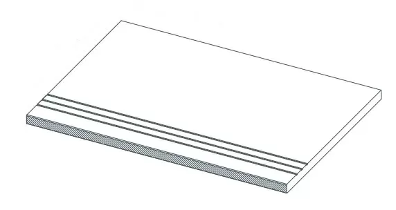 620040000129 Rinascente Clay Gradino Lineare LASTRA 20mm 30x60 Atlas Concorde Russia