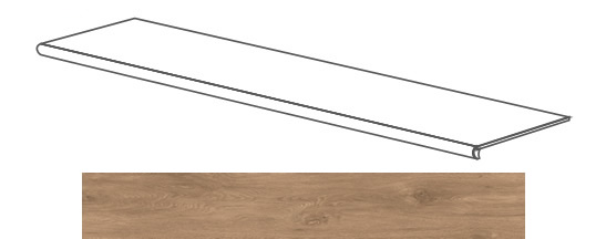 52103 Just GRADONE BEIGE SCURO 120x4x32 Gardenia Orchidea (Versace)