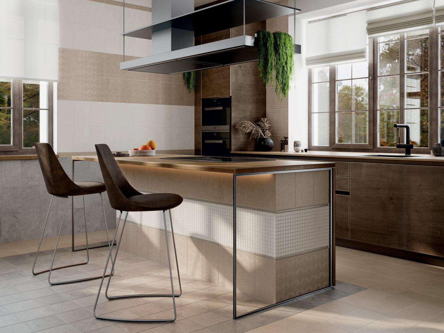 PFE037 Карандаш Матрикс серый матовый 20х2 Kerama Marazzi