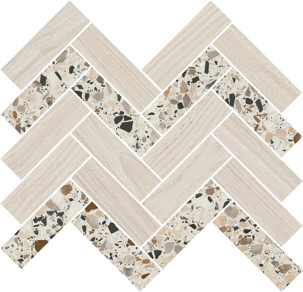 T042/SG5113 Монтиони мозаичный миндальный 34x35,5 Kerama Marazzi