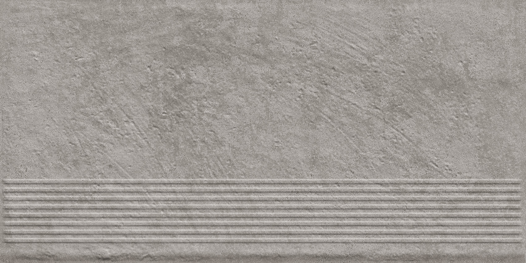 Carrizo Grey Stopnica Prosta Struktura Mat B1a 30x60 Paradyz