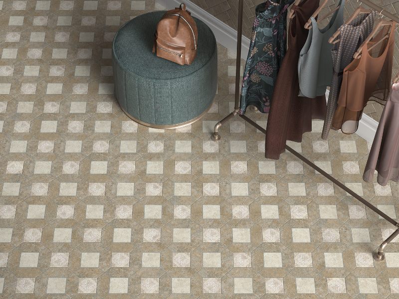 1326 Брюссель микс 30х40 из 12 частей 9,8х9,8 Kerama Marazzi