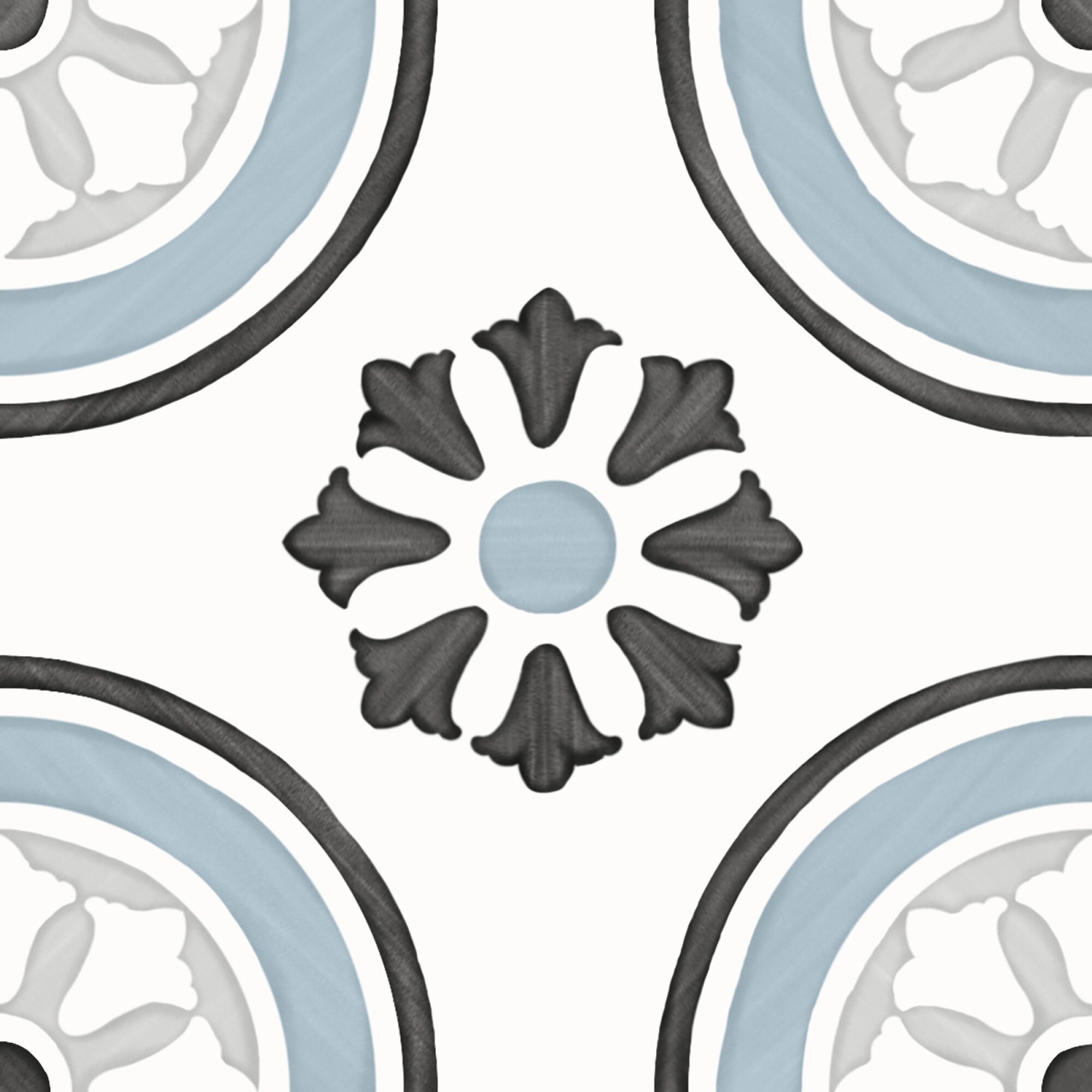 31085 Tanger Blue Dhalia 12.3x12.3 Harmony фото 3