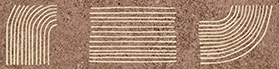 KMB2TGL006BR Бордюр Руссильон коричневый матовый обрезной 30x7,2x0,9 Kerama Marazzi фото 4