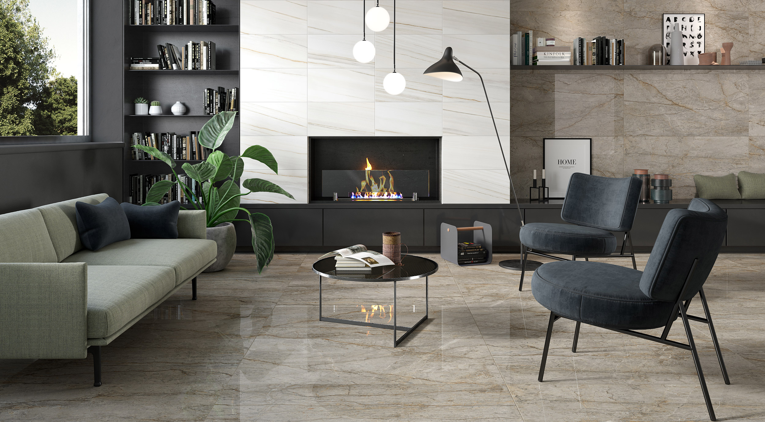 J88518 Canova Emperador Full Lappato Rect 60x120 RHS (Rondine) Ceramiche фото 7