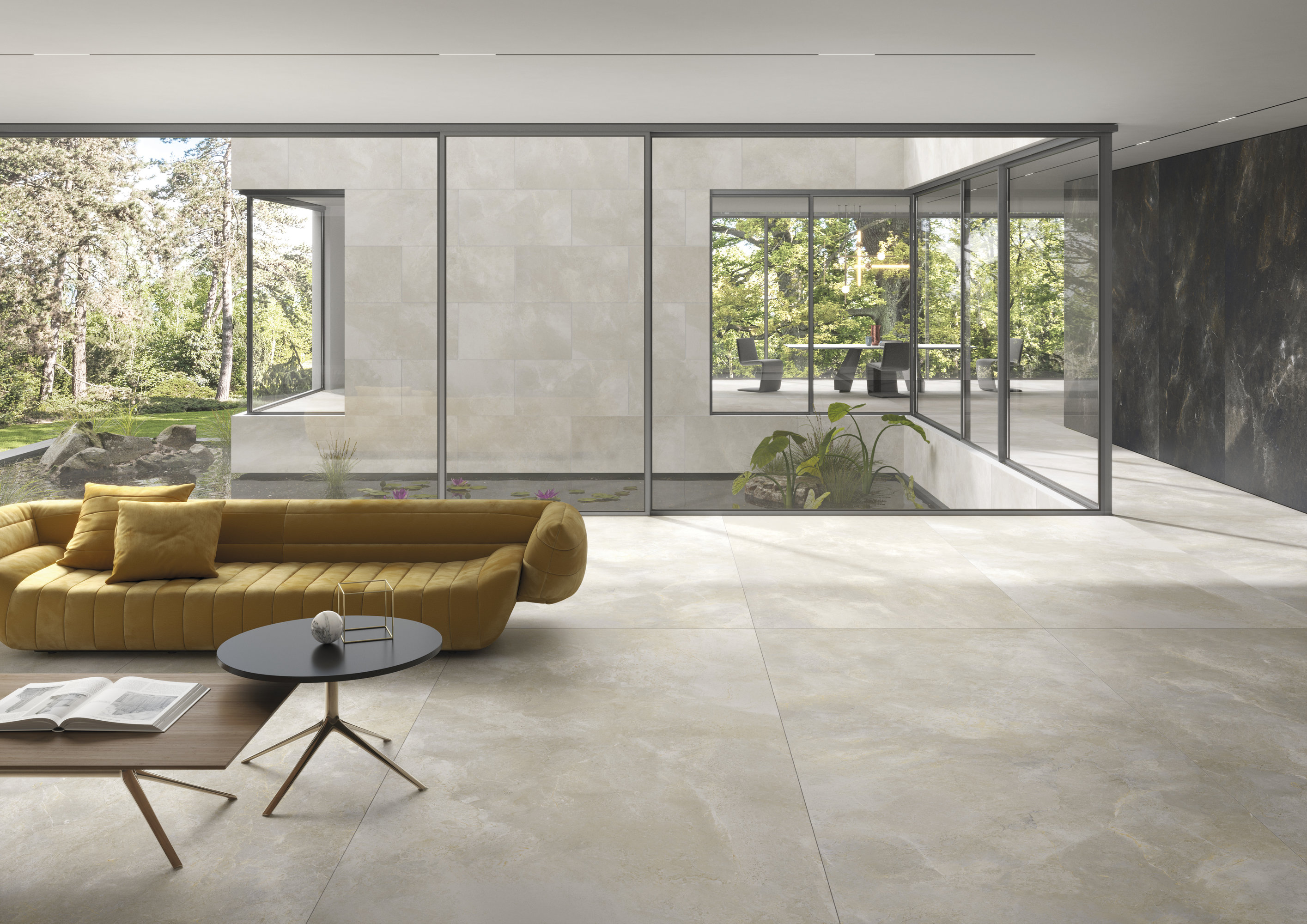 P315591MF6 Mystic Black Natural 6mm 150x300 IRIS FMG фото 10