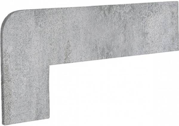 ZANQUIN RECTO OPERA SILVER IZQDA левый угловой 42.3х17.5 Exagres