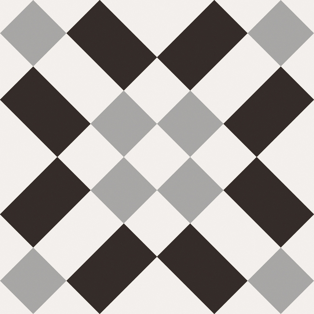 Patchwork black&white Mix 20x20 Sant Agostino
