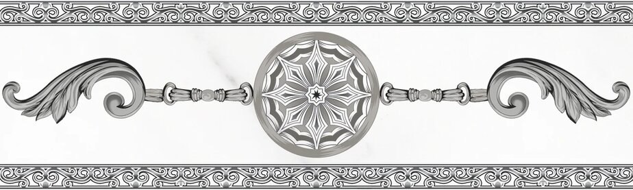 222901 Бордюр Crystal 7х20 PiezaROSA