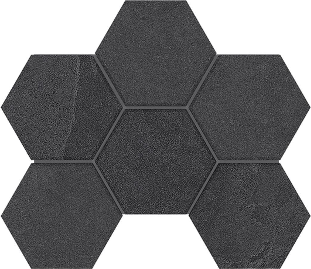 Мозаика LN04/TE04 Luna Hexagon неполированная 25x28.5 Estima