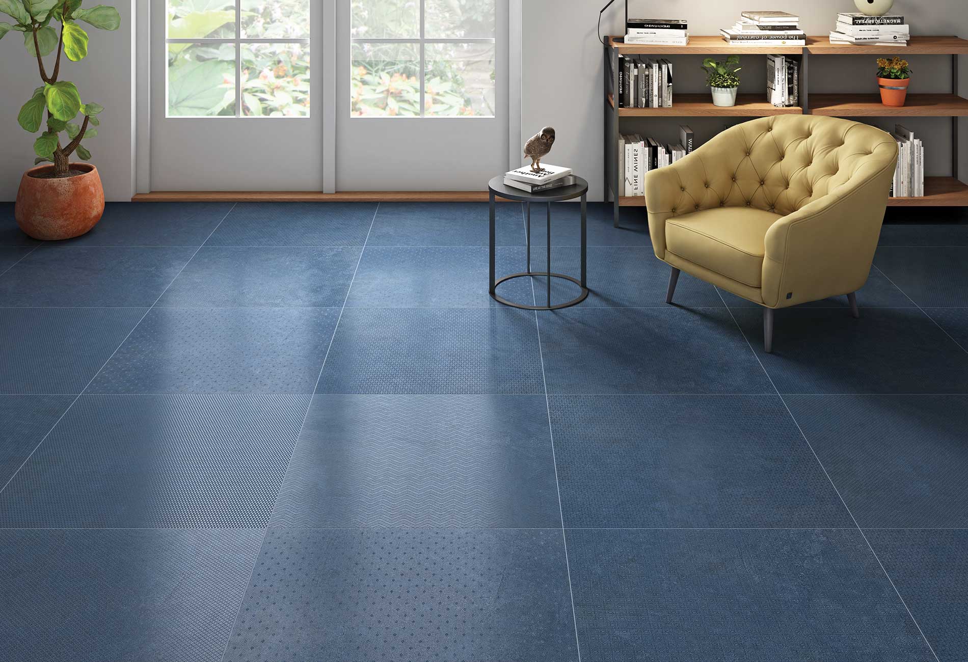 Eterna Viola Carving 60x60 Infinity Ceramica