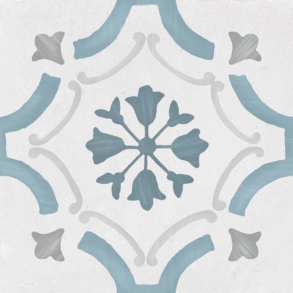 Sirocco Blue Ornate 22,3x22,3 Harmony