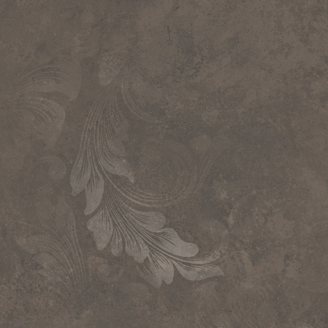 KM4040G0081N Хадду коричневый матовый декорированный 40,2x40,2x0,8 Kerama Marazzi