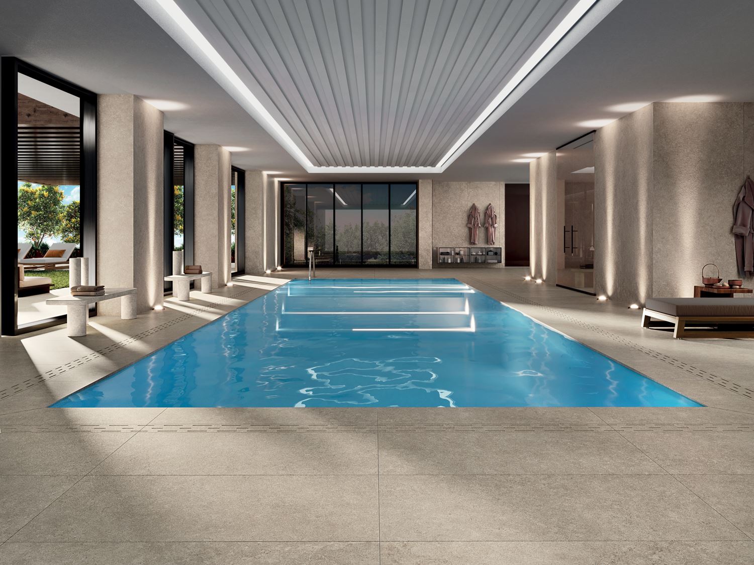 Pura Grey Chiseled Safetouch 6.5 mm 120x278 Kerlite фото 34