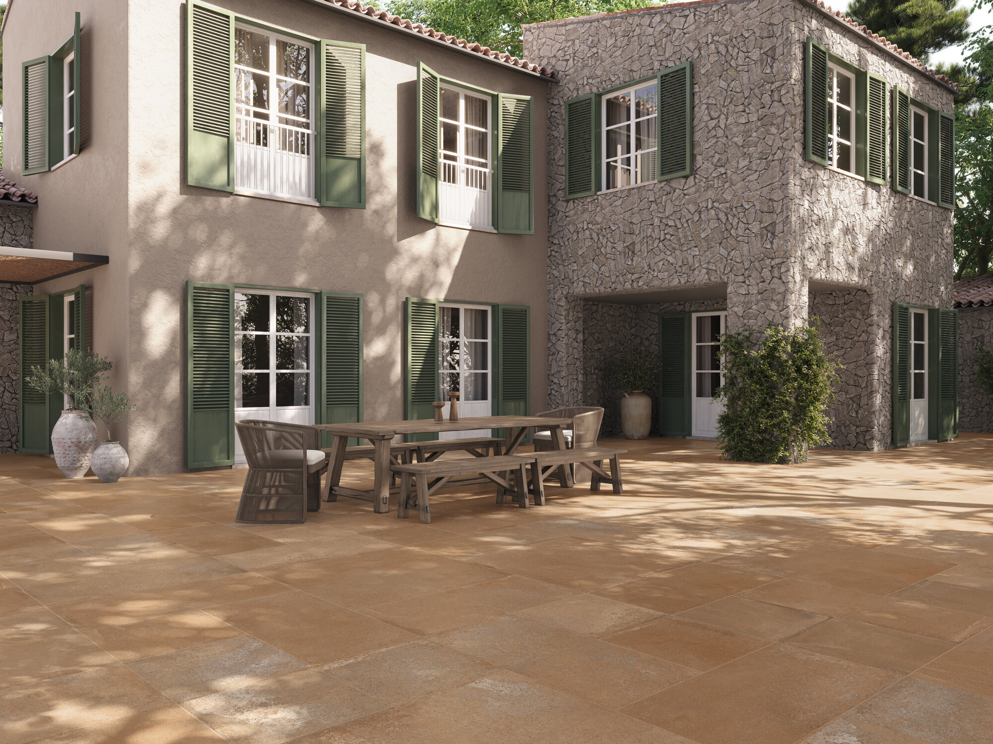 A042409 Palanzo Ecru Rect. 60x60 Ape Ceramica