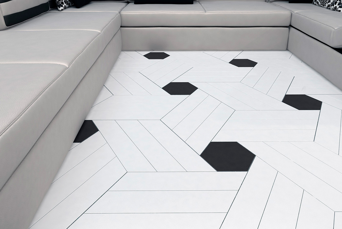 114043 TRIANGLE FLOOR R9 ASH GREY MATT 20.1x23.2 WOW