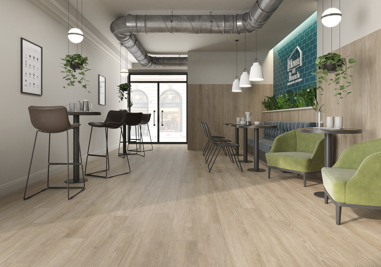 Abbey Roble Rectificado 19.5x120 Roca Ceramica