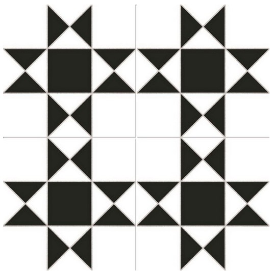 Cardiff White 44,5x44,5 Dualgres