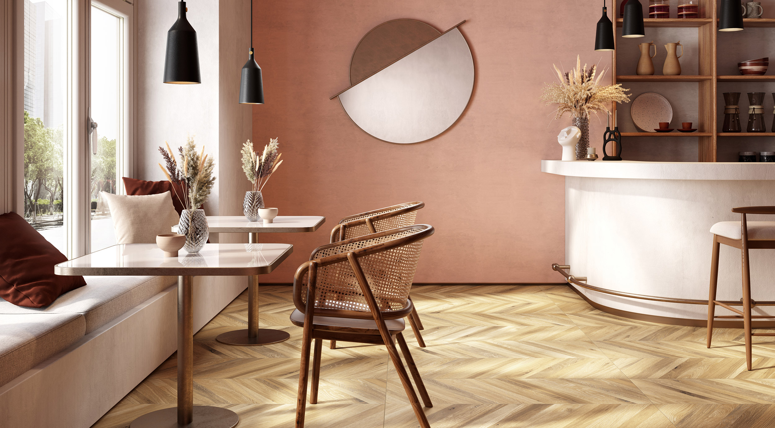 J89890 Timeless Ecru Chevron Rett 60x120 RHS (Rondine) Ceramiche фото 8