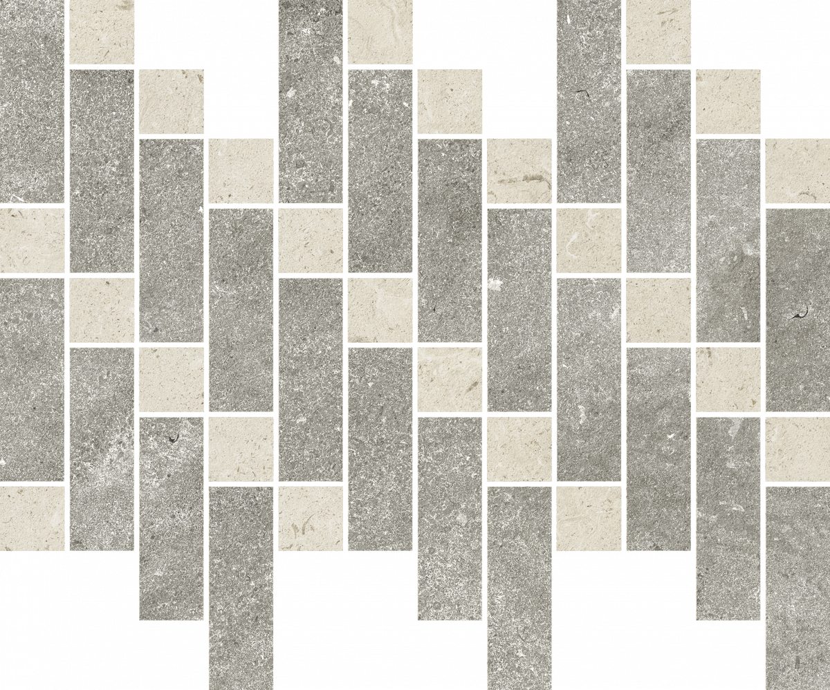 620110000260 Аура Стоун Грэй Мозаика Хэритэйдж 37.9x31.6 Italon