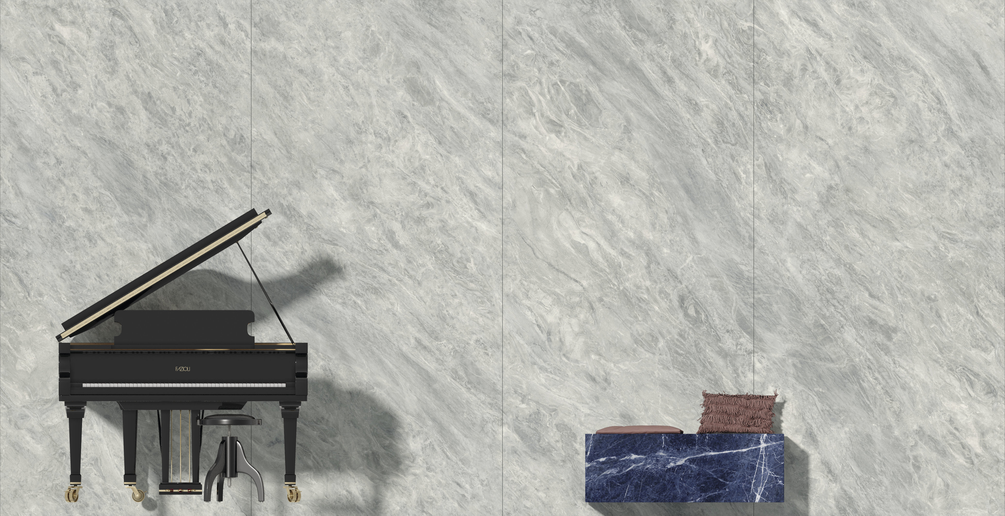 L175446MF6 Marmi Amazonite Luc 6mm 75x150 IRIS FMG фото 30