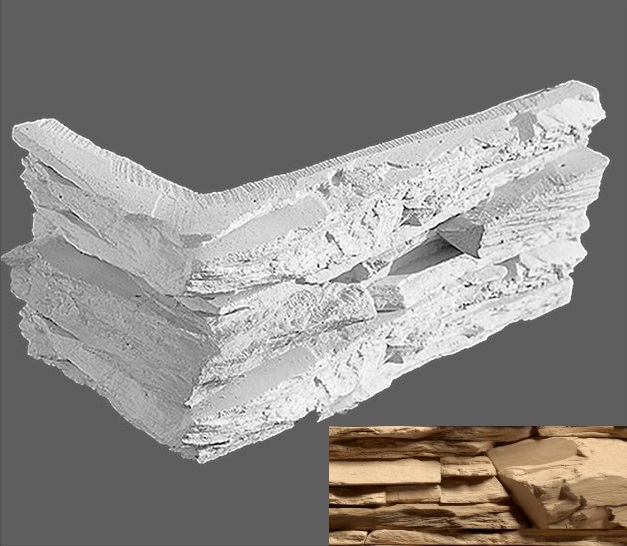 Угловой элемент Леонардо 873 20/10x10x3,5 Leonardo Stone