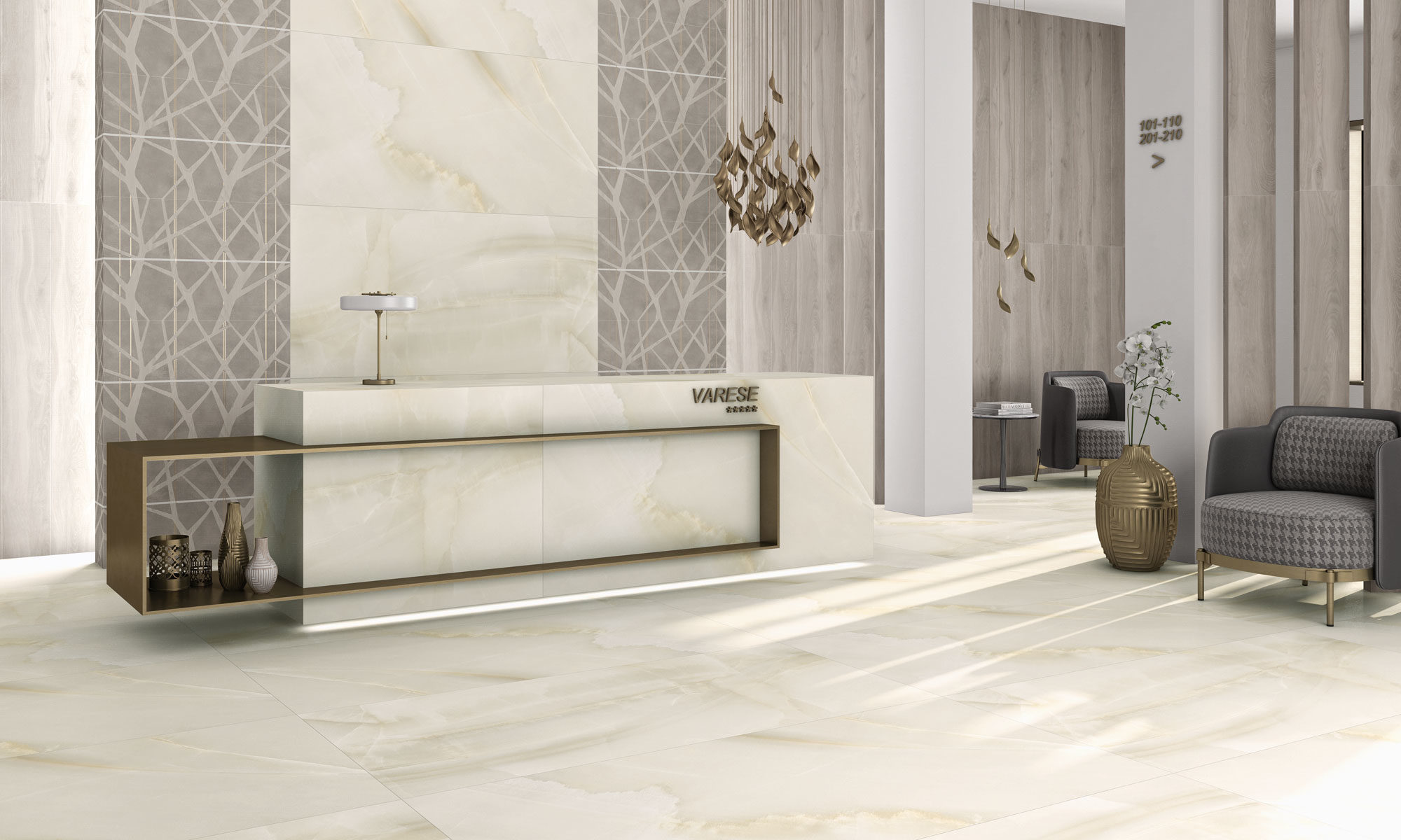 Varese Onice Soft Matt Mix 160x320 TAU Ceramica