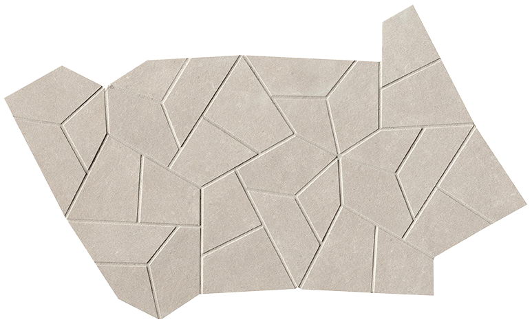fPRO Sheer Grey Gres Fly Mosaico 25x41,5 FAP Ceramiche