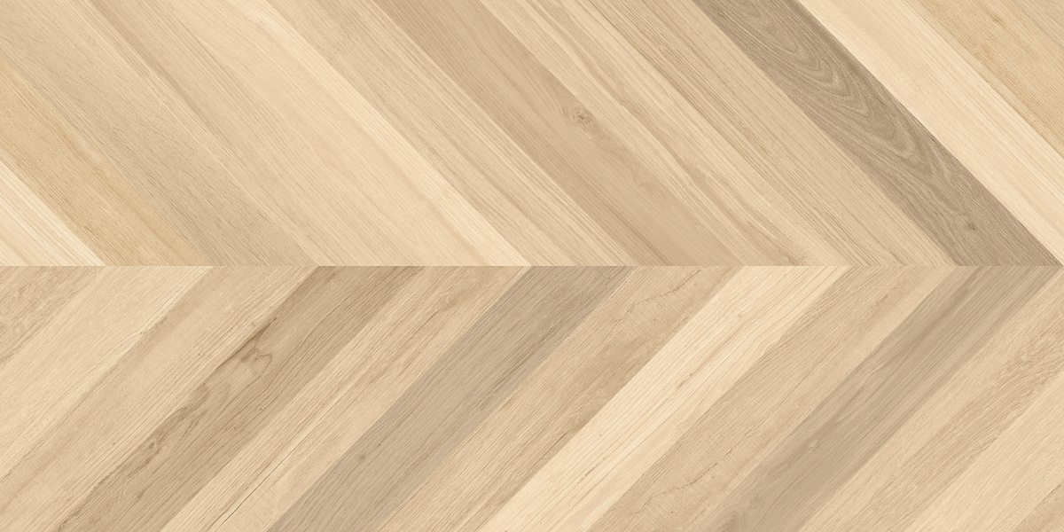 Wood Royal Almond Chevron M бежевый матовый карвинг 60х120 Laparet