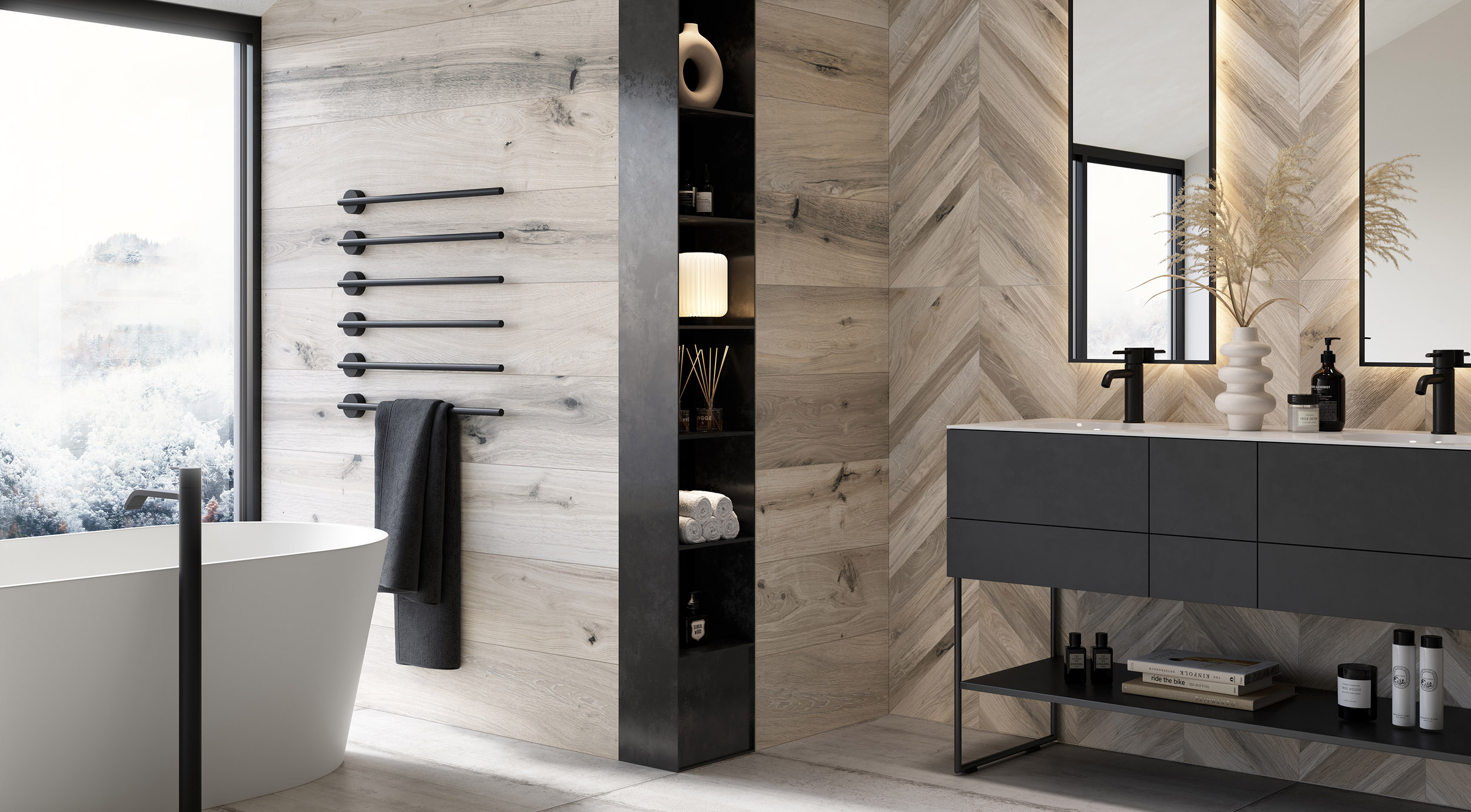 J89890 Timeless Ecru Chevron Rett 60x120 RHS (Rondine) Ceramiche фото 6