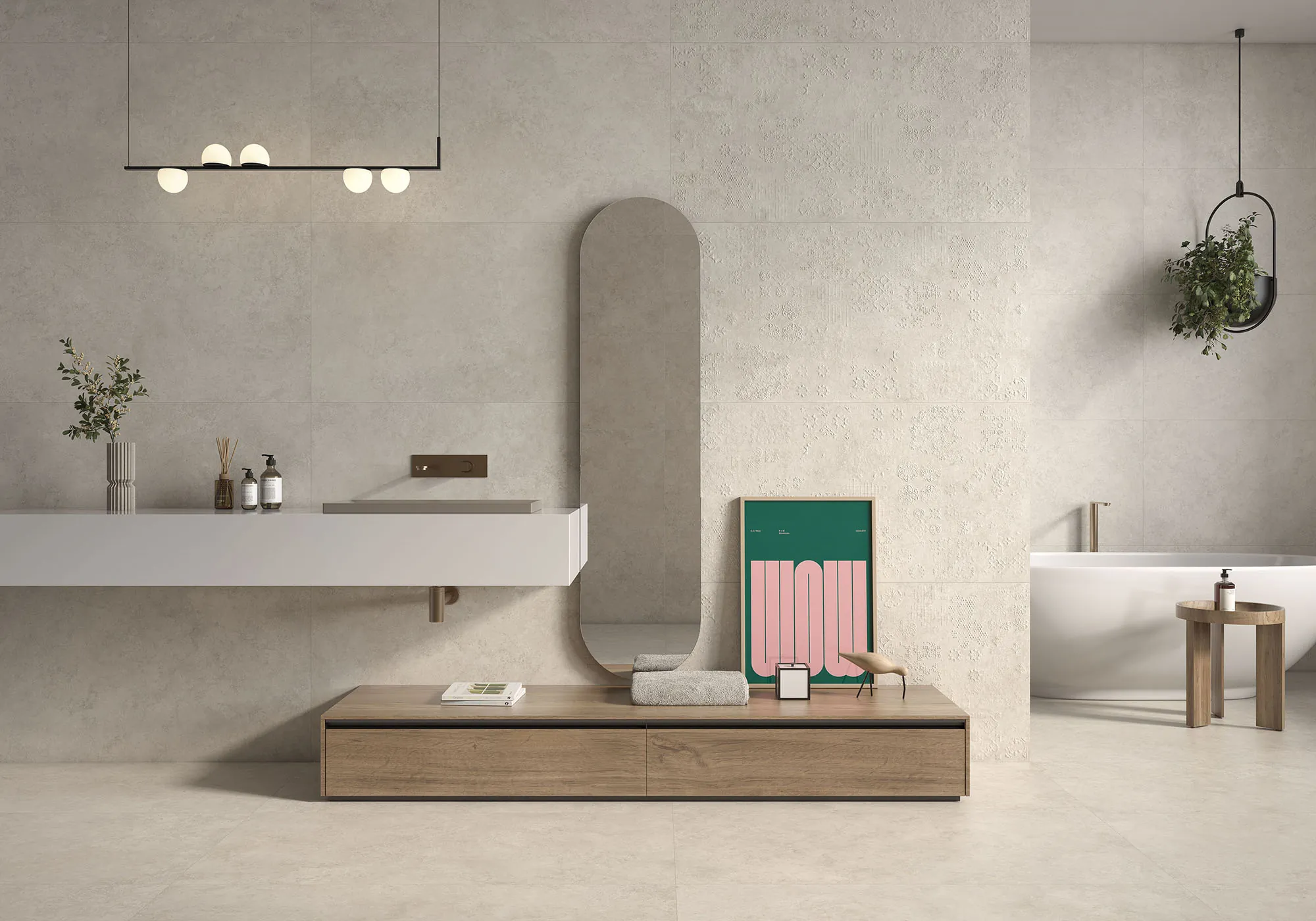 Stratos Vein White Matt 60x120 Geotiles фото 3