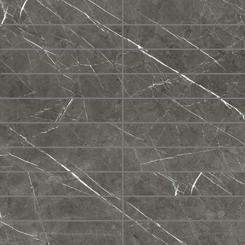 756306 Prexious Charming Amber Mosaico 3x15 Matte 30x30 Rex Ceramiche