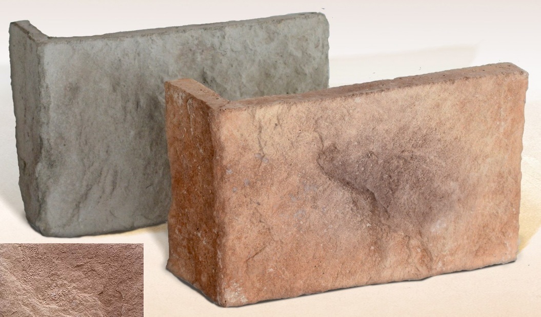 Готика 13-05 угловая 70-280х100-180х20-30 (вариативный размер) Ecostone