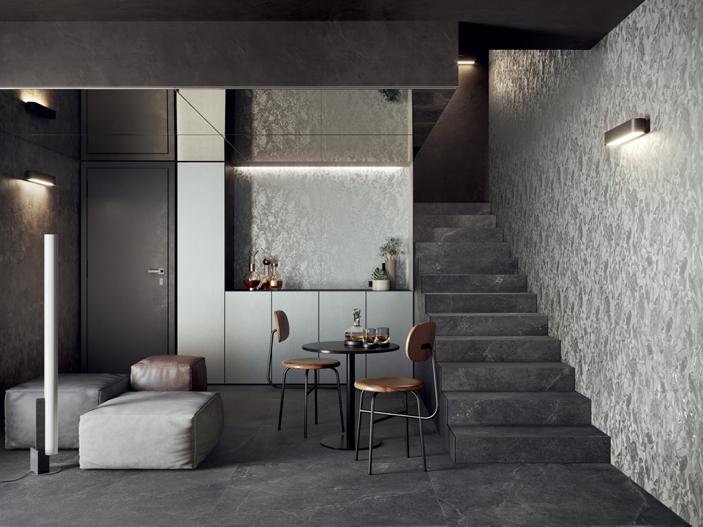 Wonderwall Silver Leaf Natural 3.5 mm 100x300 Kerlite фото 4