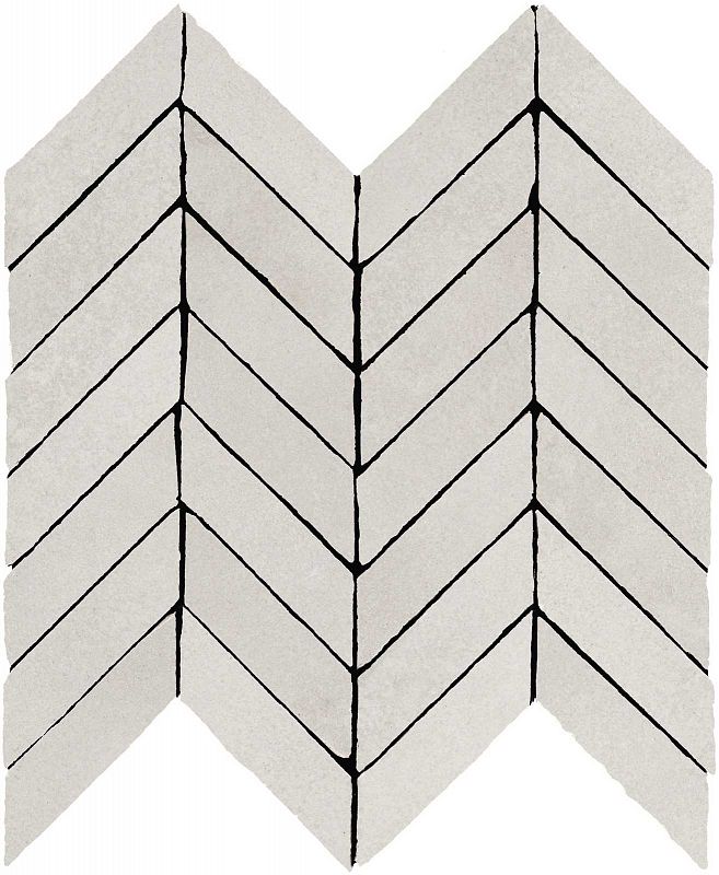 M3SD Alchimia Mosaico Spina Grey 30x37 MARAZZI Italy