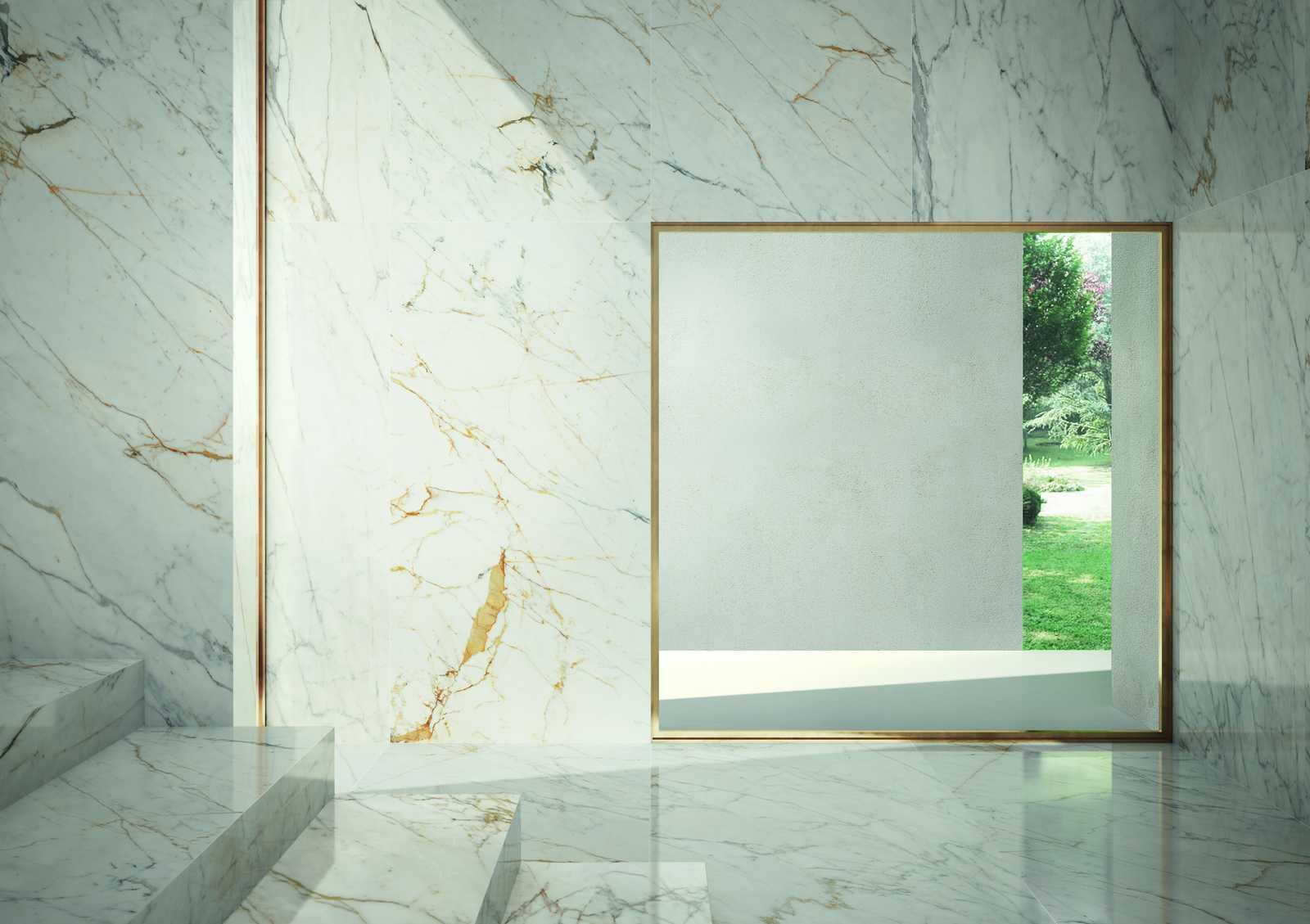 MAFJ Grande Marble Look Verde Borgogna Lux 120x278 MARAZZI Italy