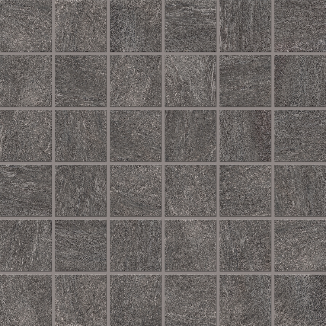 TN02 Мозаика Anthracite неполированная (5x5) 30x30 Estima