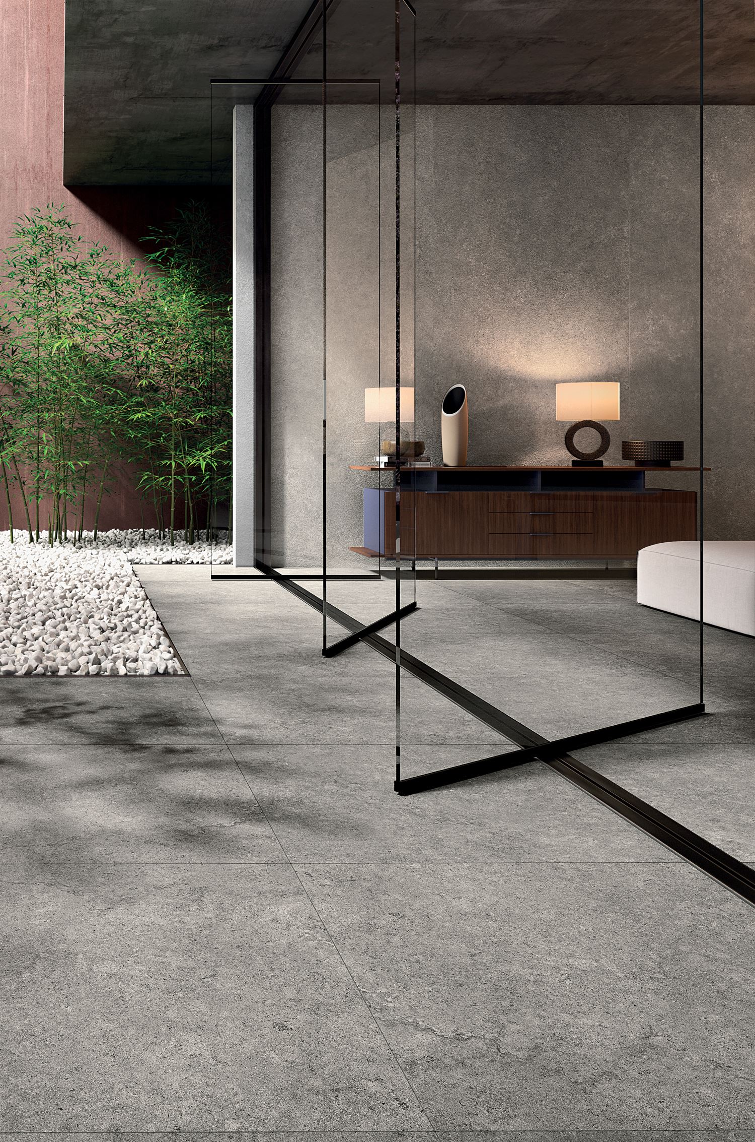 Pura Grey Chiseled Safetouch 6.5 mm 120x278 Kerlite фото 3