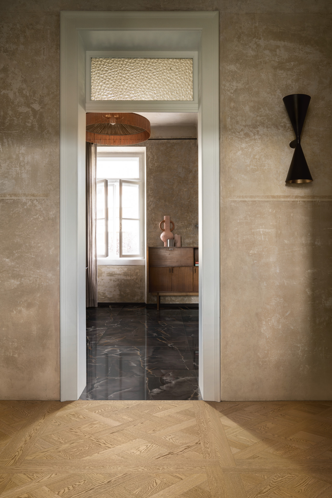 MEK5 Intrecci Versailles Nocciola Rt 120x120 MARAZZI Italy