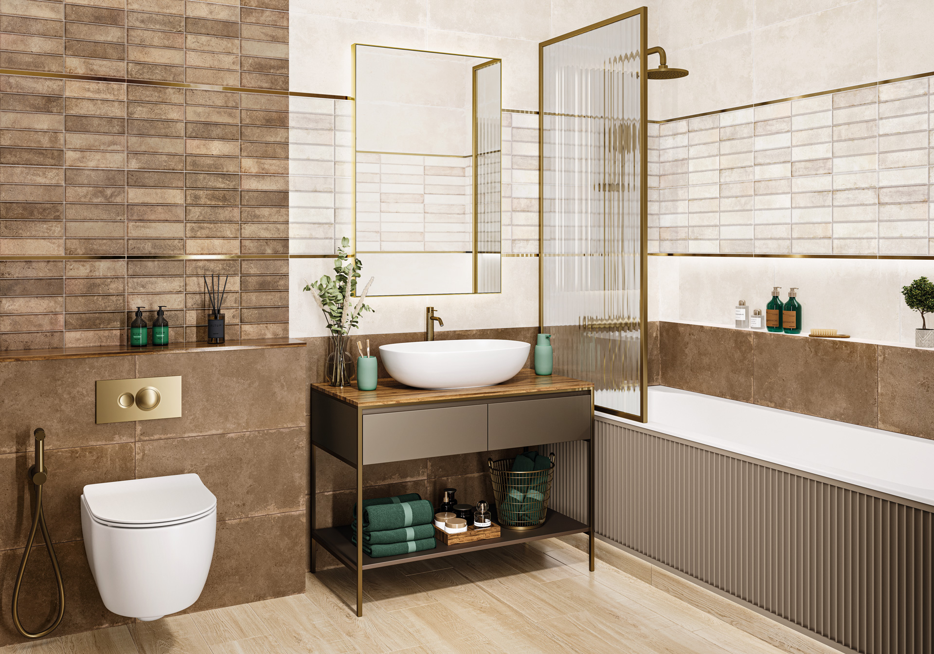 WT36ELR31 Elbrus Brick Marron 300x600x9 New Trend