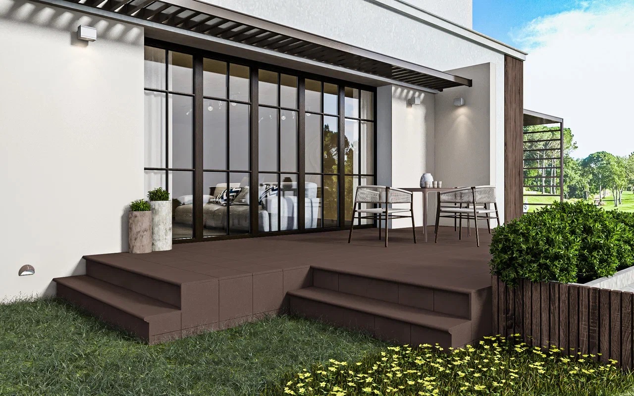 Вишня накат Скала 320x320x14 Натуральный Клинкер фото 2