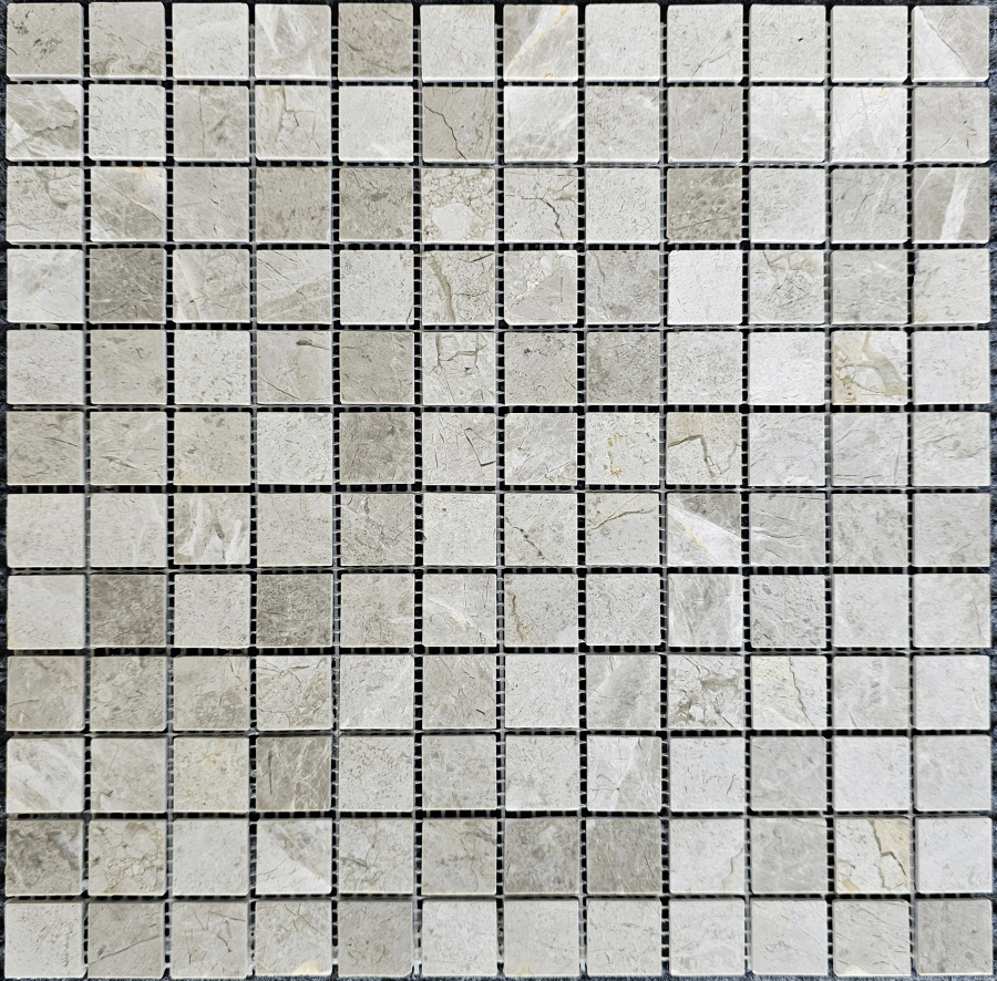 PIX330 Tundra Grey полированная 23х23 305х305х4 Pixmosaic