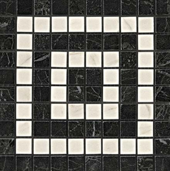 ADRI Marvel Noir/Cremo Angolo Mosaico 18.5x18.5 Atlas Concorde