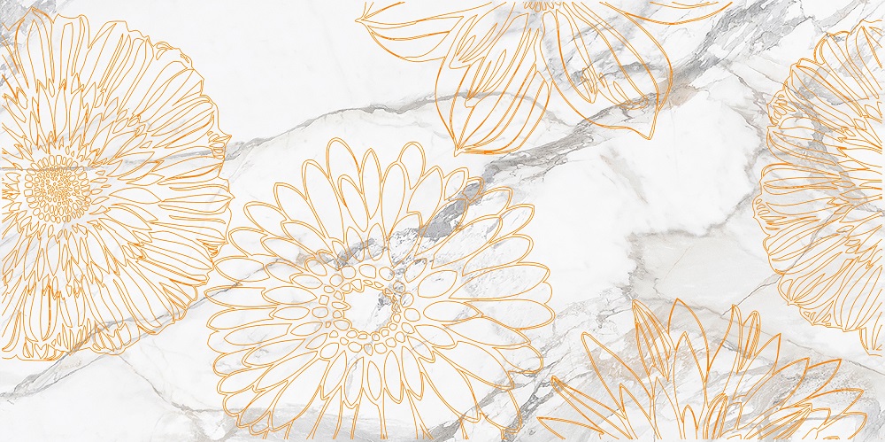 Декор Briere Flower 2 300x600 Beryoza Ceramica