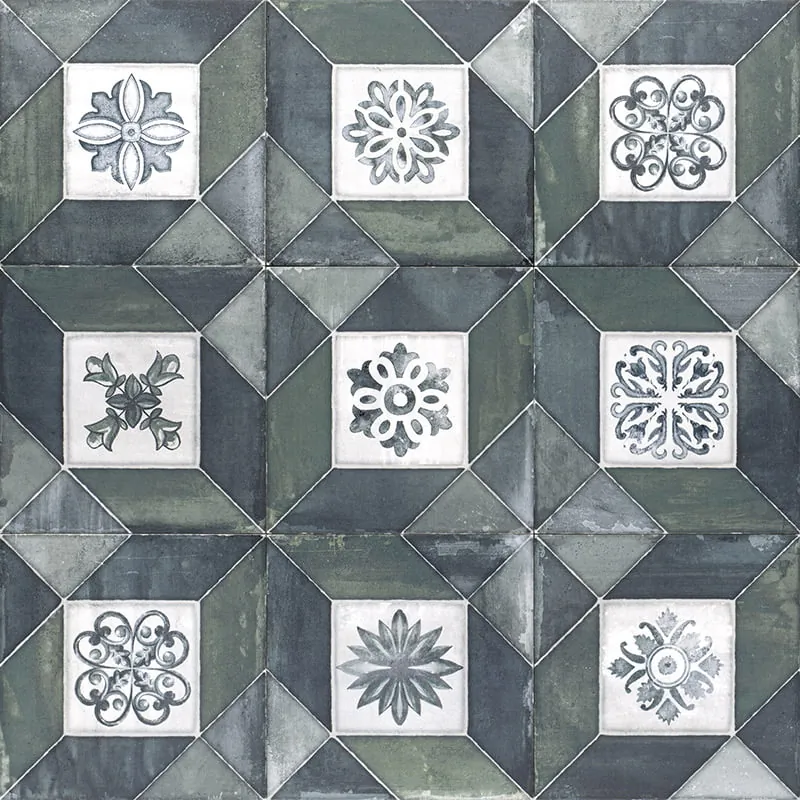 Elegance Deco Blu Green 20x20 Mainzu фото 2