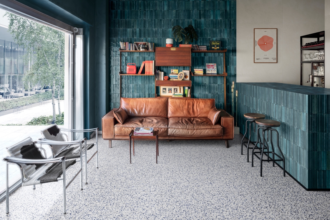 MFFF Lume Blue Lux Esagona 21x18.2 MARAZZI Italy