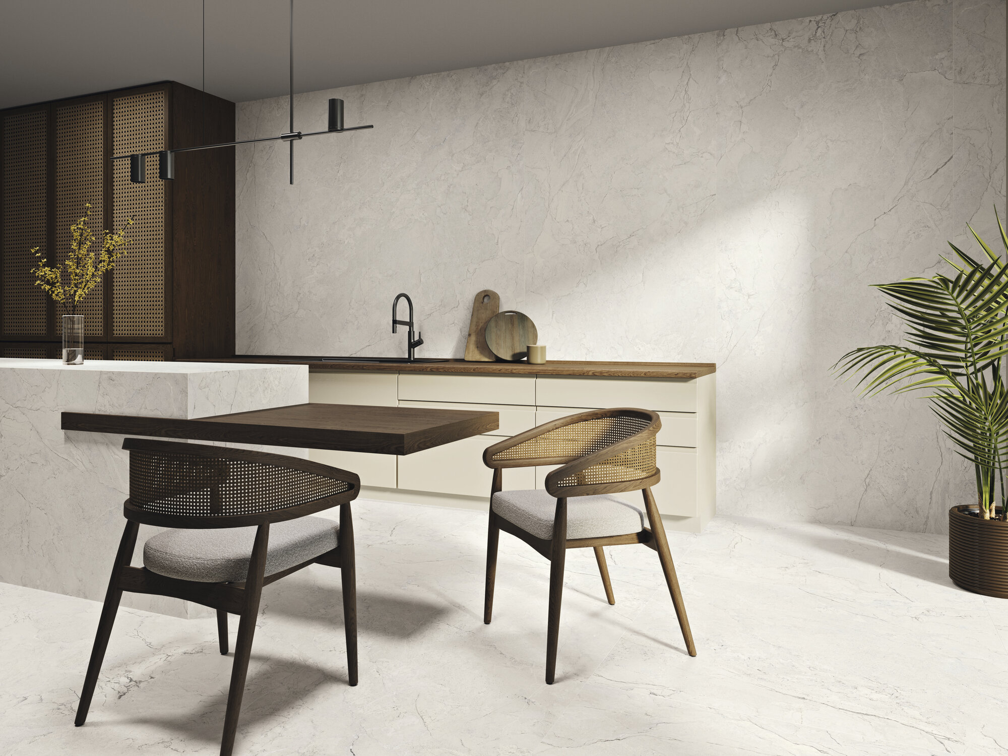 A044973 Alloy Cream Matt Rect 60x120 Ape Ceramica фото 8