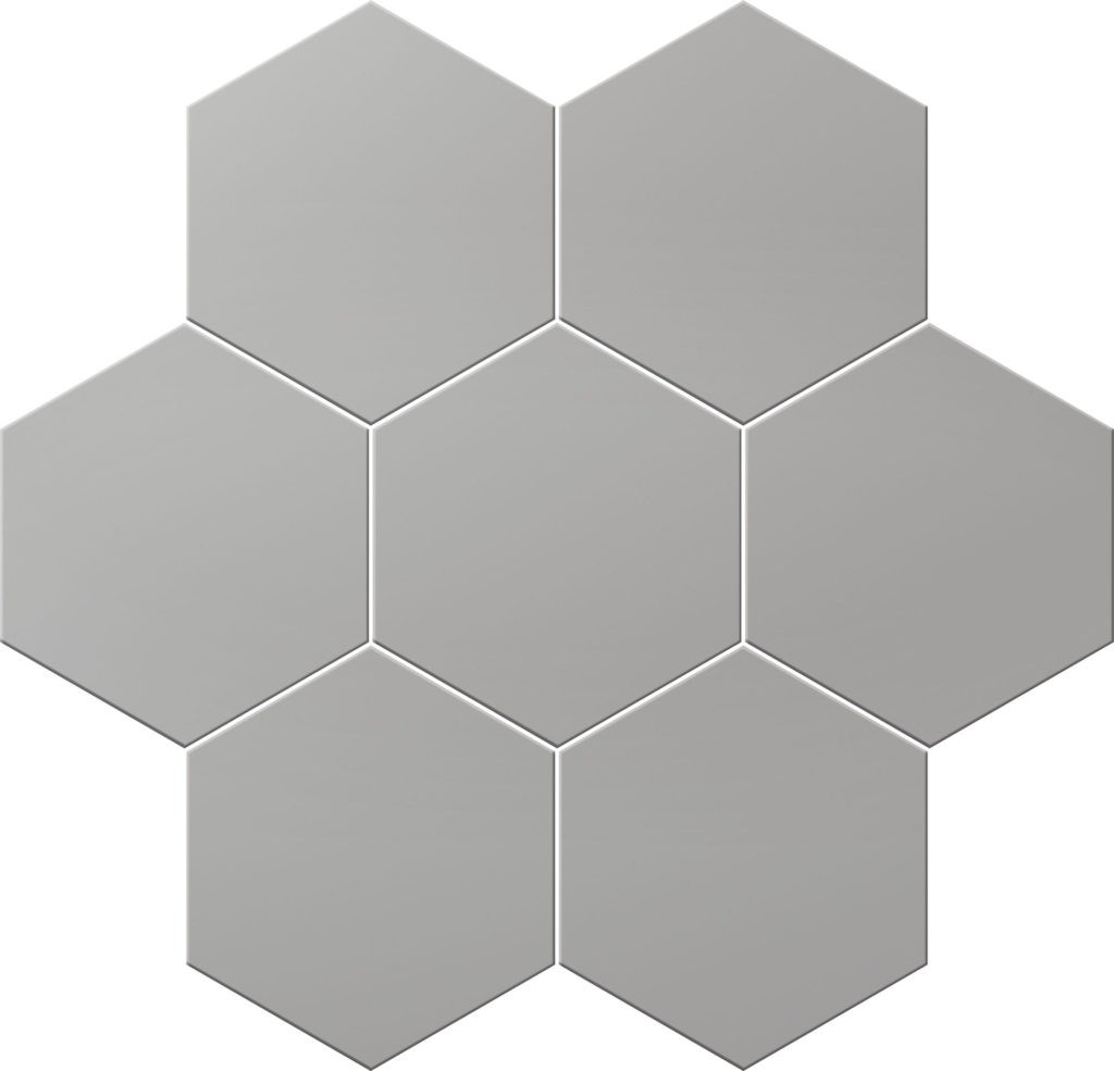 Magic Hexa Silver 20x24 Click Ceramica