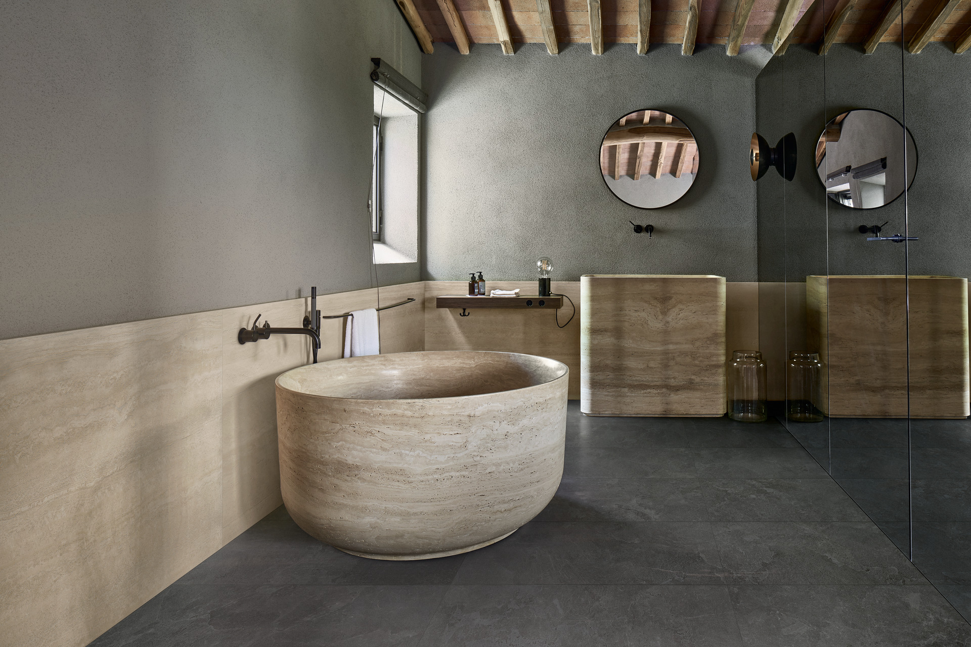 MPK5 Mystone Pietra Ligure Bianco Strutturato RT 60х120 MARAZZI Italy